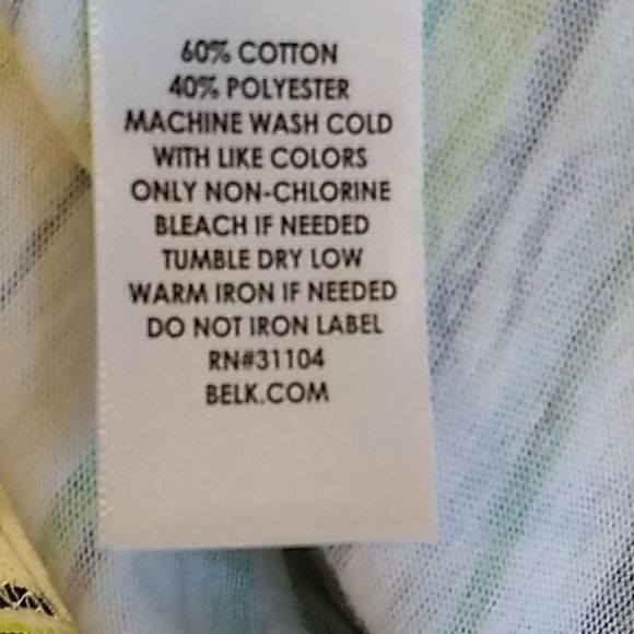 Kim Rogers Striped Tank Top. Small - Picture 9 of 9